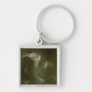 Haar moeders kus uit de jaren 1890 sleutelhanger