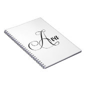 Haar naam is Ava Calligrafie Notitieboek (Rechterzijde)