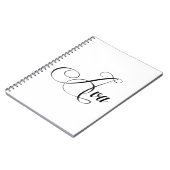 Haar naam is Ava Calligrafie Notitieboek (Linkerzijde)