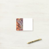 Haar naam is basketbal post-it® notes (Op bureau)