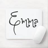 Haar naam is Emma Calligraphy Muismat (Met muis)