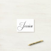 Haar naam is Jessica Calligraphy Post-it® Notes (Op bureau)