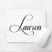 Haar naam is Lauren Calligrafie Muismat (Met muis)