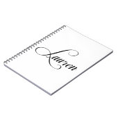 Haar naam is Lauren Calligrafie Notitieboek (Linkerzijde)