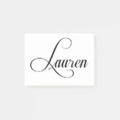 Haar naam is Lauren Calligrafie Post-it® Notes (Voorkant)