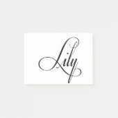 Haar naam is Lily Calligraphy Post-it® Notes (Voorkant)
