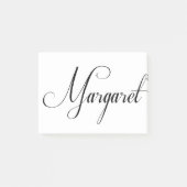 Haar naam is Margaret Calligraphy Post-it® Notes (Voorkant)