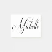 Haar naam is Michelle Calligraphy Post-it® Notes (Voorkant)