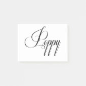 Haar naam is Poppy Calligraphy Post-it® Notes (Voorkant)