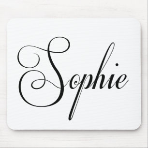 Haar naam is Sophie Calligrafie Muismat
