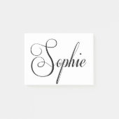 Haar naam is Sophie Calligrafie Post-it® Notes (Voorkant)