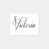 Haar naam is Victoria Calligrafie Post-it® Notes (Voorkant)