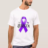 HAAR NAAM personaliseer Show Lupus Support T-shirt (Voorkant)
