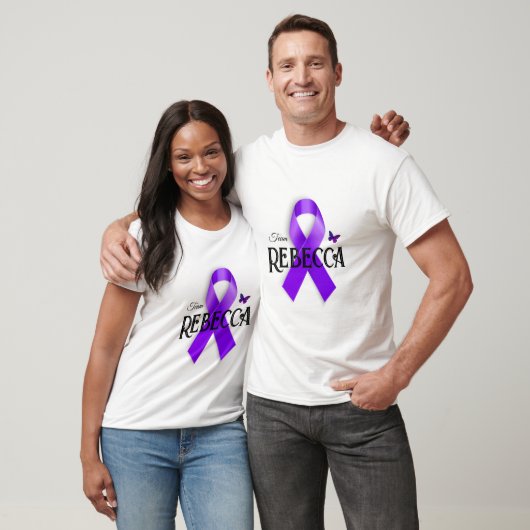 HAAR NAAM personaliseer Show Lupus Support T-shirt (Unisex)