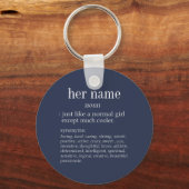 Haar naamdefinitie sleutelhanger (Voorkant)