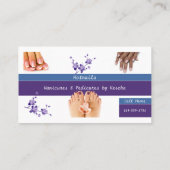 Haar- & nagelspecialist visitekaartje (Achterkant)