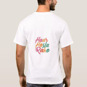 HAAR NAHI HOSLA RAKHO T-SHIRT (Achterkant)