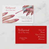 Haar & Nail Salon_Beauty Stylist Visitekaartje (Voorkant / Achterkant)