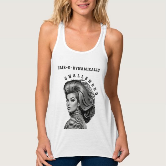 HAAR-O DYNAMISCH UITGEDAAGD TANKTOP (Voorkant)