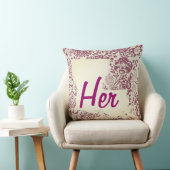 Haar of haar staat Floral Louisiana een kleurenpil Kussen (Stoel)