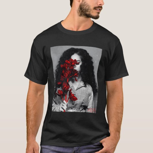 Haar officiële bloem t-shirt (Voorkant)