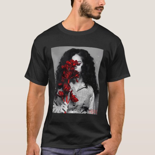 Haar officiële bloem t-shirt (Voorkant)