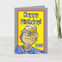 Haar ogen laten rusten, gelukkige verjaardag