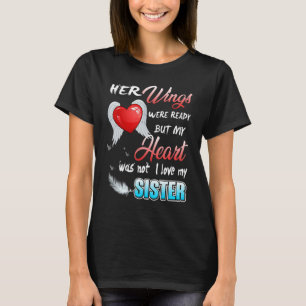 Haar ogen waren klaar, maar mijn hart was niet zo t-shirt