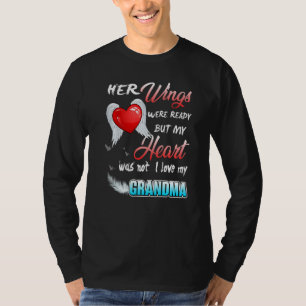 Haar ogen waren klaar, maar mijn hart was niet zo t-shirt