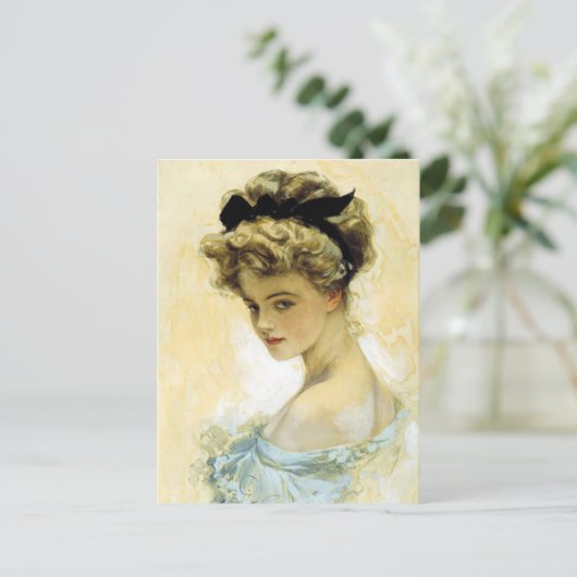 Haar ogen werden vereerd briefkaart (Staand voorkant)