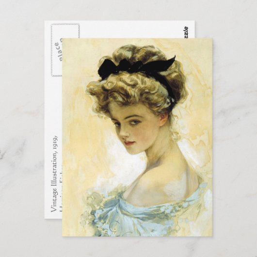 Haar ogen werden vereerd briefkaart (Voorkant / Achterkant)