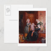 Haar onkruid weggooien briefkaart (Voorkant / Achterkant)