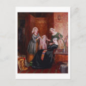 Haar onkruid weggooien briefkaart (Voorkant)