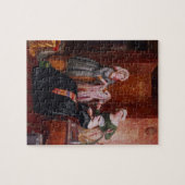 Haar onkruid weggooien legpuzzel (Horizontaal)