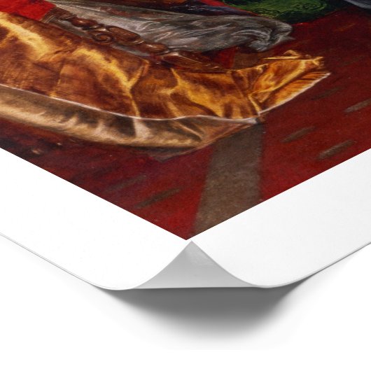 Haar onkruid weggooien poster (Hoek)