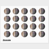 Haar ontworpen ronde Sticker (Vel)