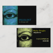 Haar oog l Graffiti l Grunge Visitekaartje (Voorkant / Achterkant)