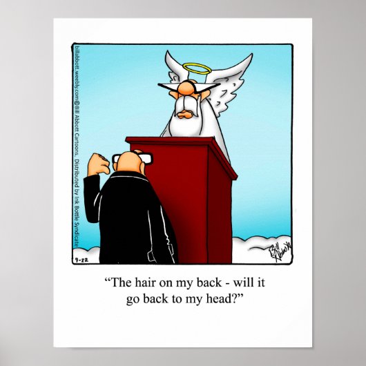 "Haar op mijn rug" Poster (Voorkant)