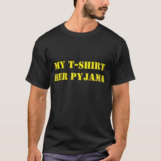 Haar pajama t-shirt (Voorkant)