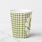 Haar perfecte Matcha Bruidsmeisjesfeest gevonden Papieren Bekers (Rechts)