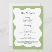 Haar perfecte Matcha groene thee vrijgezellenweeke Kaart (Achterkant)