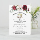 Haar perfecte Matcha Vrijgezellenfeest Marsala gev Kaart (Staand voorkant)