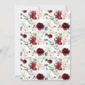 Haar perfecte Matcha Vrijgezellenfeest Marsala gev Kaart (Achterkant)