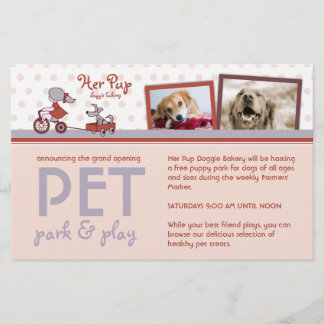 Haar pop-upbrochures van 5,5 x 8,5 inch flyer