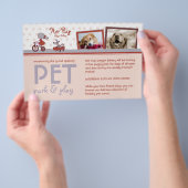 Haar pop-upbrochures van 5,5 x 8,5 inch flyer (Hand)