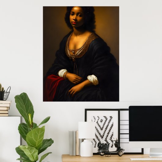 haar poster (Thuiskantoor)