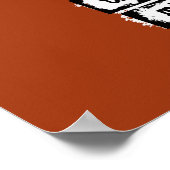 Haar Poster Wall Art achterlaten (Hoek)