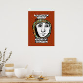 Haar Poster Wall Art achterlaten (Keuken)