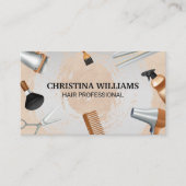 Haar Professioneel Gereedschap | Stylist Barber Visitekaartje (Voorkant)
