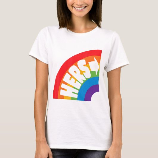 Haar regenboogpijl t-shirt (Voorkant)